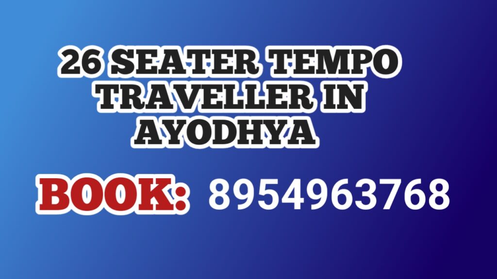 26 Seater Tempo Traveller in Ayodhya