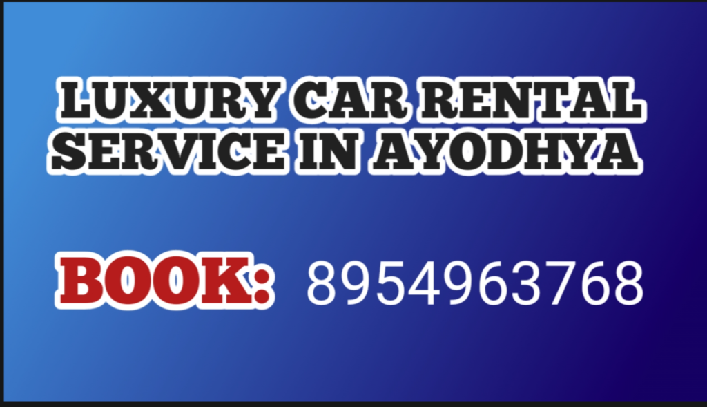 Luxury Car Rental Service in Ayodhya